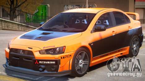 Lancer Evolution X FQ400 PJ2 для GTA 4