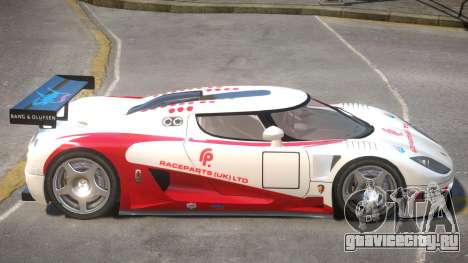 Koenigsegg CCGT V2 PJ1 для GTA 4
