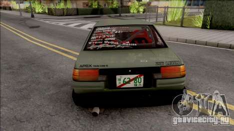 Toyota AE86 Levin Coupe Vision TopTeen для GTA San Andreas