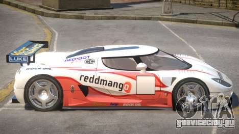Koenigsegg CCGT V2 PJ2 для GTA 4