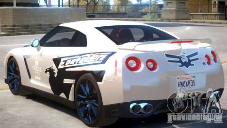 Nissan GT-R V2 PJ2 для GTA 4