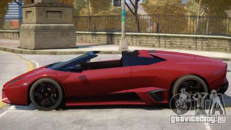 Lamborghini Gallardo Rodster V1.1 для GTA 4