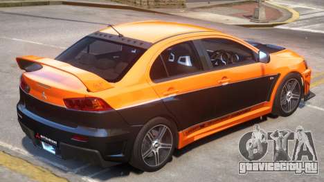 Lancer Evolution X FQ400 PJ2 для GTA 4