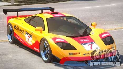 McLaren F1 V1 PJ3 для GTA 4