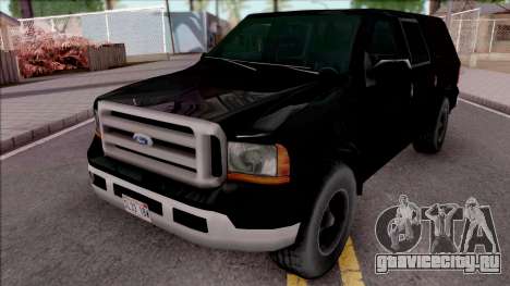 Ford Excursion SWAT Low Poly для GTA San Andreas