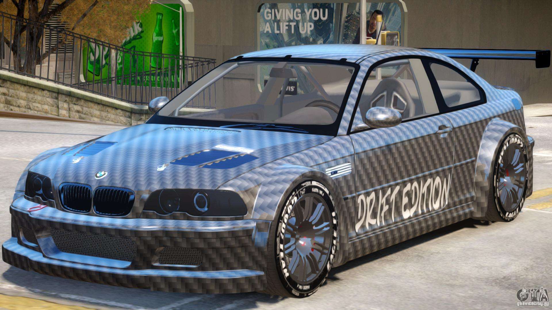 BMW M3 GTR Drift PJ1 для GTA 4