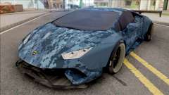 Lamborghini Huracan Performante Blue для GTA San Andreas