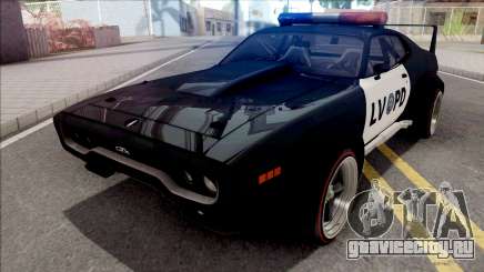 Plymouth GTX 1972 Custom Police LVPD для GTA San Andreas