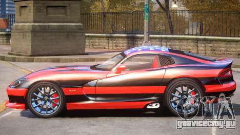 Dodge Viper GTS V1.0 PJ1 для GTA 4