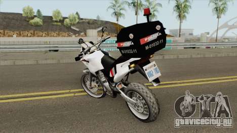 Honda XRE 300 (Policia SP) для GTA San Andreas