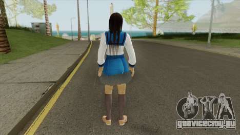 Kokoro Schoolgirl (Reskinned) для GTA San Andreas