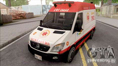 Mercedes-Benz Sprinter 2013 Ambulancia для GTA San Andreas