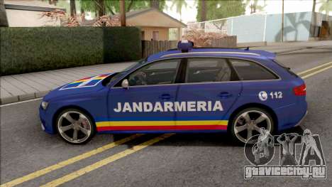 Audi RS4 Jandarmeria Romana для GTA San Andreas