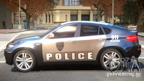 BMW X6 Police для GTA 4