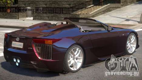 Lexus LF-A Spider для GTA 4
