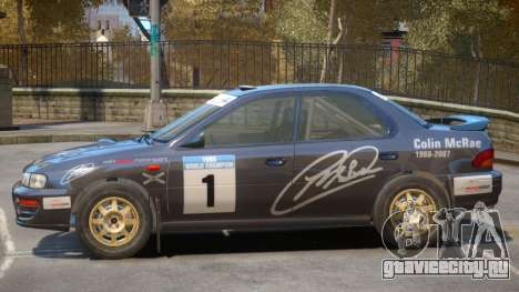 Subaru Impreza Rally Edition V1 PJ3 для GTA 4