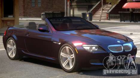 BMW M6 Cabrio для GTA 4