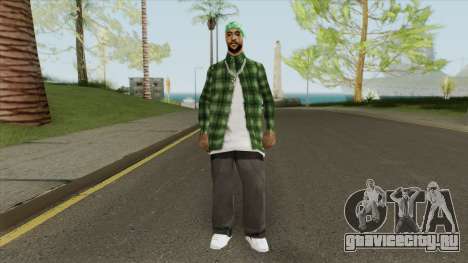 Groves Gangsta Ped (SA Style) для GTA San Andreas