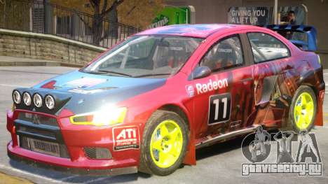 Lancer Evolution X V1 PJ6 для GTA 4