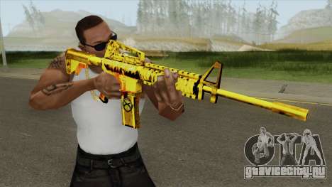 M4A1 Gold (French Armed Forces) для GTA San Andreas