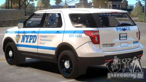 Ford Explorer V1 Police для GTA 4