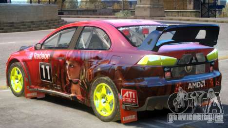 Lancer Evolution X V1 PJ6 для GTA 4