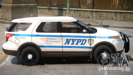 Ford Explorer V1 Police для GTA 4