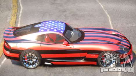 Dodge Viper GTS V1.0 PJ1 для GTA 4