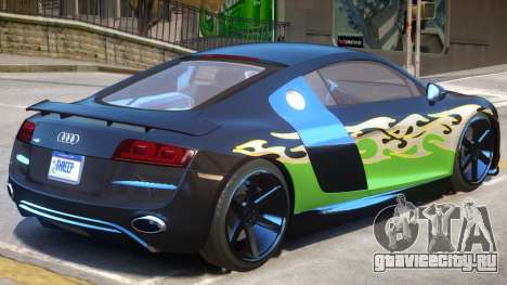 Audi R8 FSI Upd PJ для GTA 4