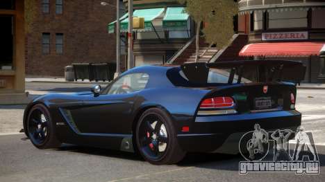 Dodge Viper SRT Y09 для GTA 4