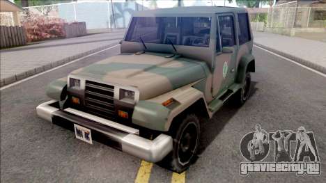 Mesa Jeep Vesao Exercito Brasileiro для GTA San Andreas