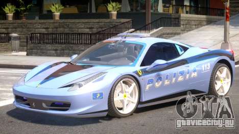 Ferrari 458 Police для GTA 4