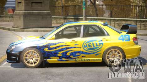 Subaru Impreza WRX V1 PJ4 для GTA 4