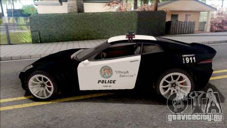 GTA 5 Invetero Coquette Police для GTA San Andreas