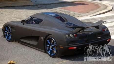 Koenigsegg CCXR Carbon для GTA 4