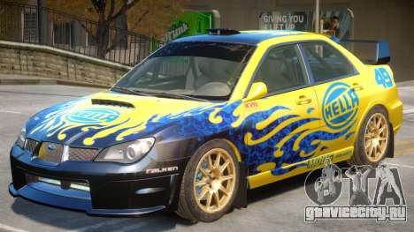 Subaru Impreza WRX V1 PJ4 для GTA 4