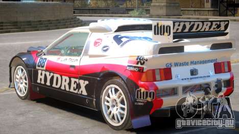 Ford RS200 Drift V1 PJ1 для GTA 4