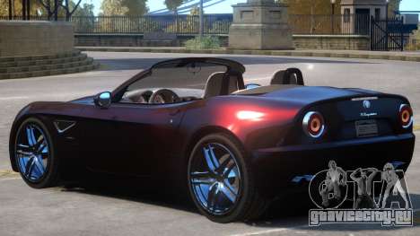 Alfa Romeo Spider для GTA 4