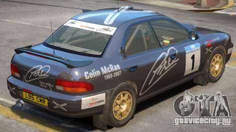 Subaru Impreza Rally Edition V1 PJ3 для GTA 4