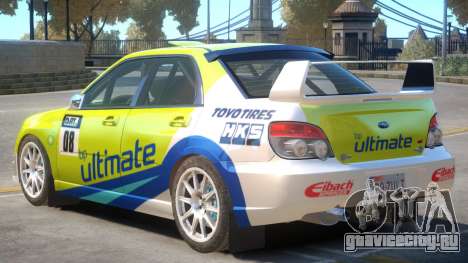 Subaru Impreza WRX V1 PJ6 для GTA 4