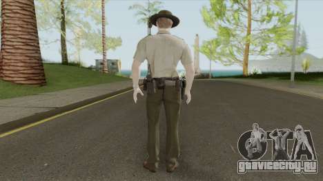Leon Arklay Sheriff (RE2 Remake) для GTA San Andreas