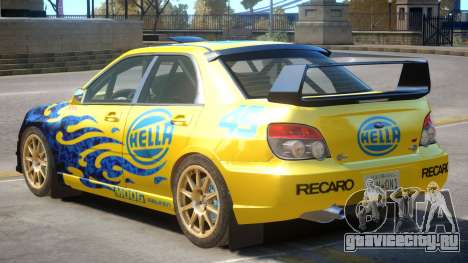 Subaru Impreza WRX V1 PJ4 для GTA 4