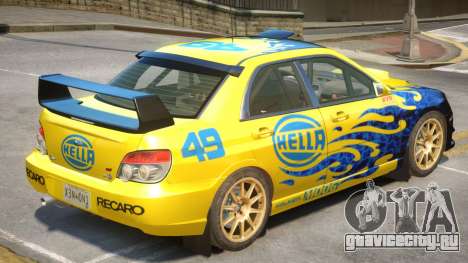 Subaru Impreza WRX V1 PJ4 для GTA 4