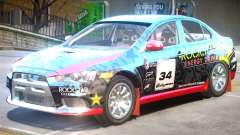 Mitsubisi Lancer Evo X Rally для GTA 4
