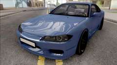 Nissan Silvia S15 Stock Blue для GTA San Andreas