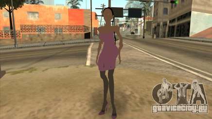 Scary woman in pink dress для GTA San Andreas