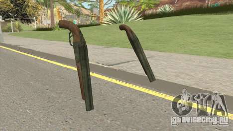 Double Barrel Shotgun GTA V (Green) для GTA San Andreas