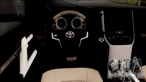 Toyota Land Cruiser GXR 200 2019 для GTA San Andreas