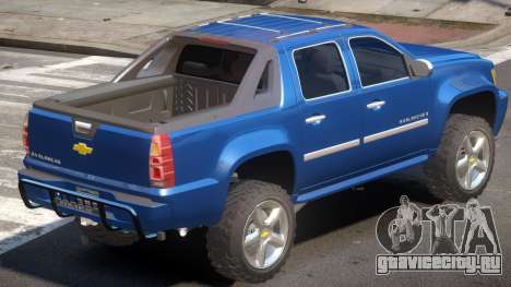 Chevrolet Avalanche V1.1 для GTA 4