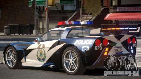 Chevrolet Corvette Police для GTA 4